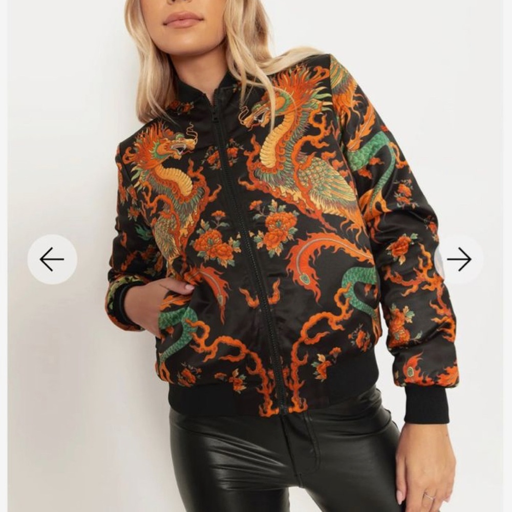 Dragon Rising Bomber Jacket